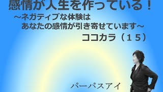 感情が人生を作っている！　～ネガティブな体験はあなたの感情が引き寄せています～